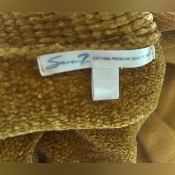 Seven7 Cozy Mustard Cardigan Womens Sweater size XXL - Picture 5 of 6